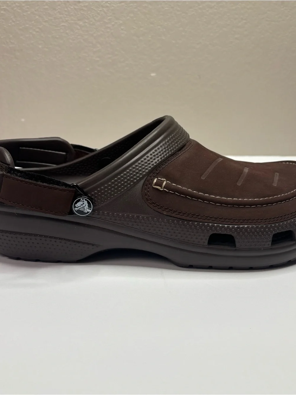 MEN'S CROCS Size 13 Yukon Vista II Literide CLOGS Mushroom Brown New